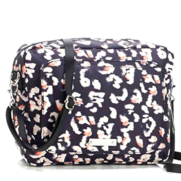 Storksak Leopard Mini Fix On-the-Go Clutch Diaper Bag - Picture 1 of 6